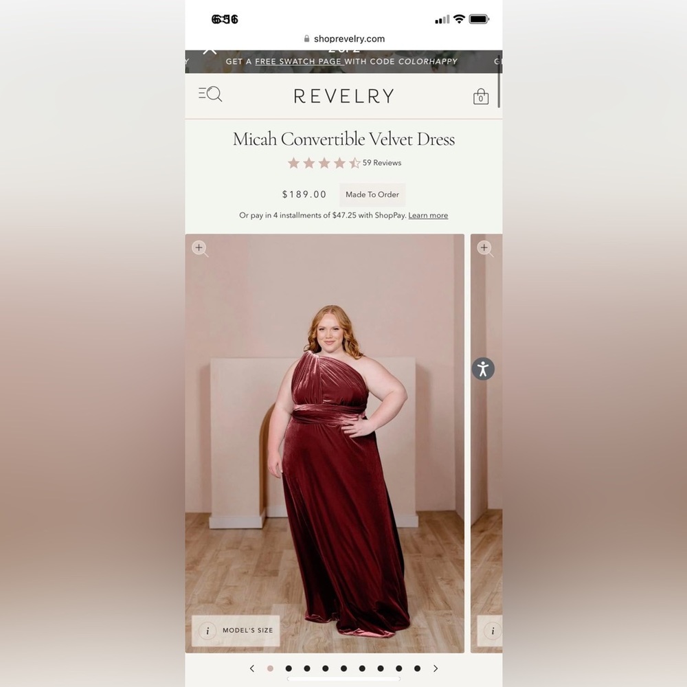 Revelry Micah Dress- Romantic Rose
